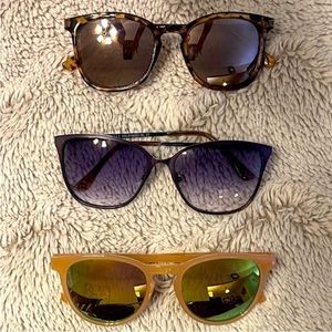 3 pairs of Women’s Sunglasses